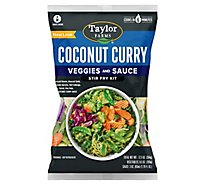 Taylor Farms Coconut Curry Vegetable Stir Fry Kit Bag - 12.5 OZ
