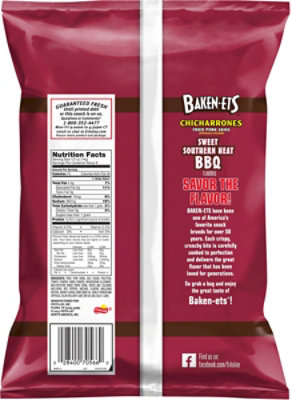 Baken-Ets Fried Pork Skins Sweet Southern Heat Bbq - 4 OZ - Image 6