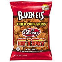 Baken-Ets Fried Pork Skins Hot N Spicy - 4 OZ - Image 3