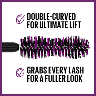 Maybelline The Falsies Lash Lift Washable Mascara Eye Makeup Ultra Black - 0.32 Fl. Oz. - Image 2
