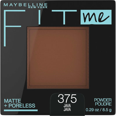 Maybelline Fit Me Matte + Poreless Pressed Face Powder Makeup Java - 0.29 Oz - Image 1