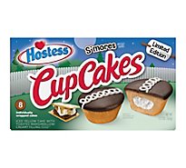 Hostess Smores Flavored Cup Cakes 8 Count - 12.7 Oz