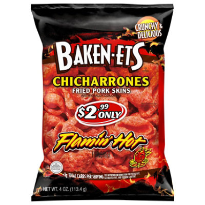 Baken-Ets Fired Pork Skins Flamin Hot - 4 OZ - Image 3