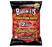 Baken-Ets Fired Pork Skins Flamin Hot - 4 OZ