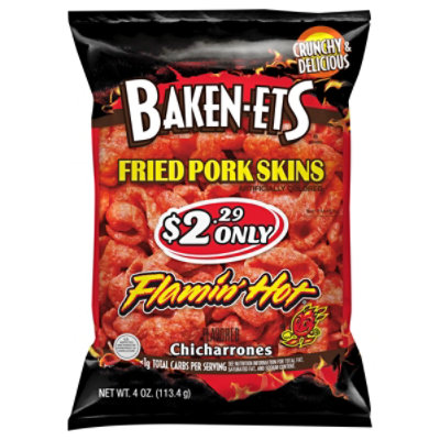 Baken-Ets Fired Pork Skins Flamin Hot - 4 OZ