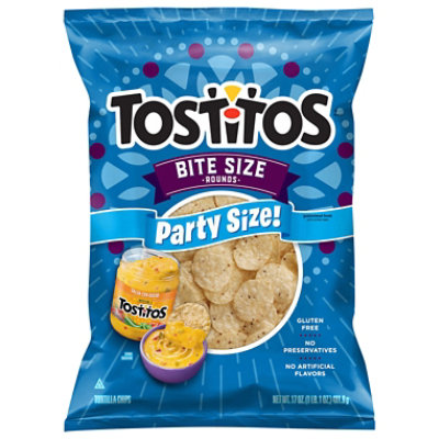 Tostitos Tortilla Chips Bite Size Rounds - 17 OZ - Jewelosco