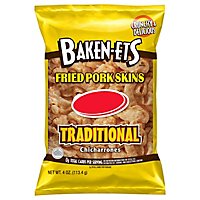 Baken-ets Traditional Fried Pork Skins - 4 Oz - Image 1