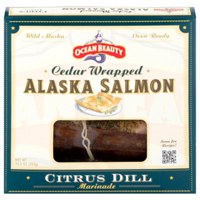 Ocean Beauty Cedar Wrapped Alaska Salmon Citrus Dill - 10 OZ - Image 3