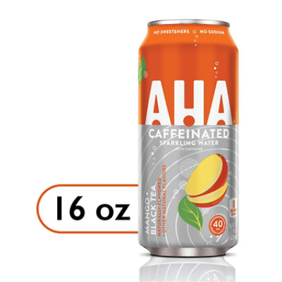 Aha Mango Black Tea Can - 16 FZ