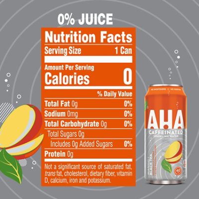Aha Mango Black Tea Can - 16 FZ - Image 4