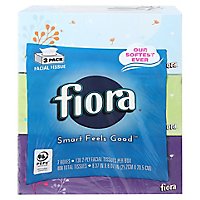 FIORA Facial Tissue 2 Ply Flat Box Pack - 3-136 Count - Image 3