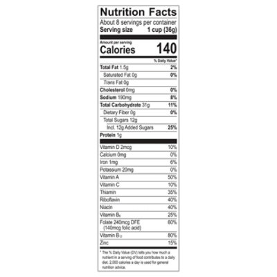 Post Birthday Cake PEBBLES Gluten Free  Breakfast Cereal Box - 10 Oz - Image 3