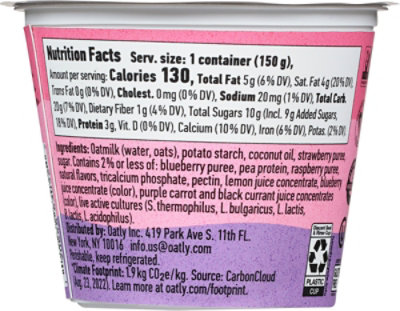 Oatly Oatgurt Mixed Berry On Bottom - 5.3 OZ - Image 5