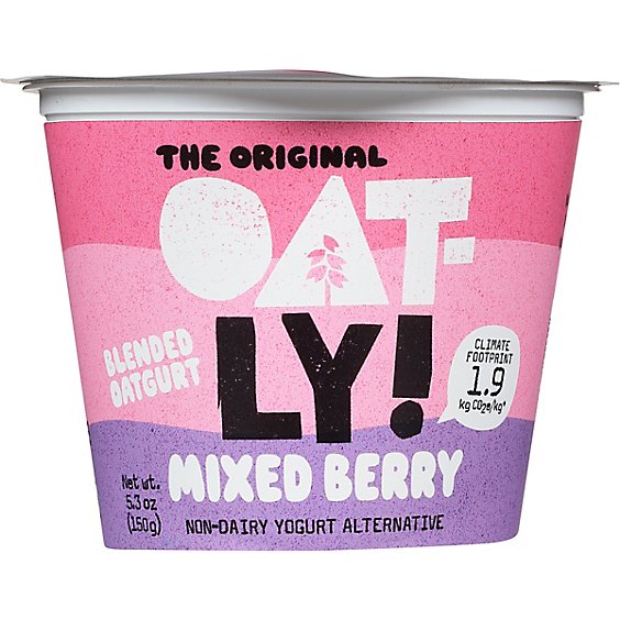 Oatly Oatgurt Mixed Berry On Bottom - 5.3 OZ