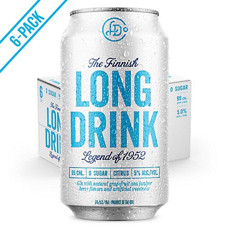 Long Drink Cktl Zero - 6-355 ML