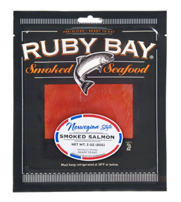 Ruby Bay Norwegian Smkd Salmon - 3 OZ - Image 1