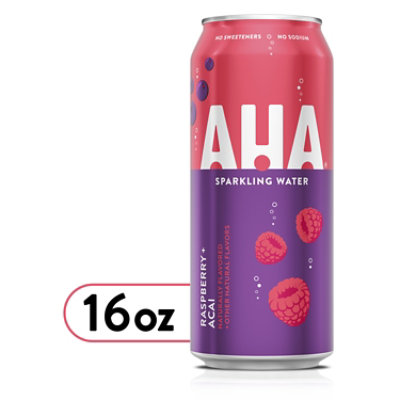 Aha Raspberry Acai Can - 16 FZ - Image 1