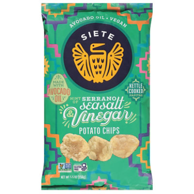 Siete Grain Free Sea Salt & Vinegar Potato Chips - 5.5 Oz - Image 3