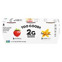 Two Good Strawberry & Vanilla Variety Pack Low Fat Lower Sugar Greek Yogurt - 6-5.3 Oz - Image 1