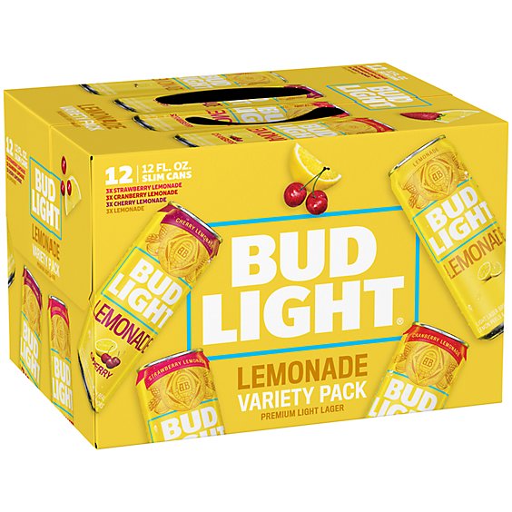 Bud Light Lemonade Variety Pack Cans - 12-12 Fl. Oz.