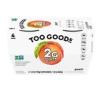 Two Good Peach Low Fat Lower Sugar Greek Yogurt - 4-5.3 Oz