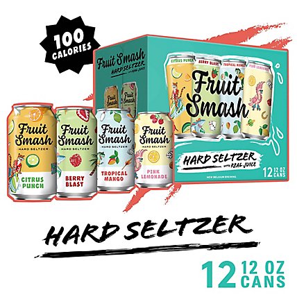 New Belgium Fruit Smash Hard Seltzer Variety Can - 12-12 Fl. Oz. - Image 2
