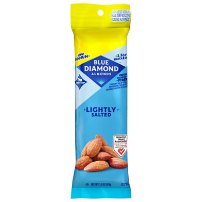 Blue Diamond Almonds Lightly Salted Tube - 1.5 Oz