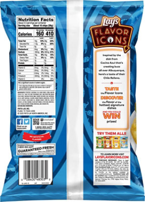 Lays Potato Chips Chile Relleno 2 5/8 Oz - 2.625 OZ - Image 6