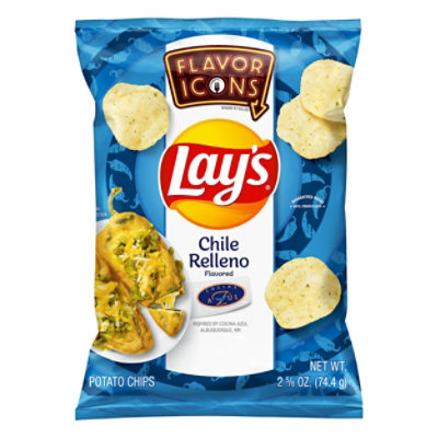 Lays Potato Chips Chile Relleno 2 5/8 Oz - 2.625 OZ - Image 1