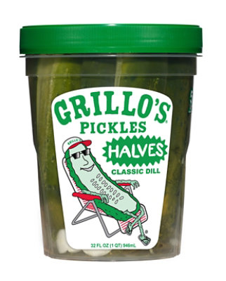 Grillos Pickles Pickle Halves - 32 Oz - Image 1