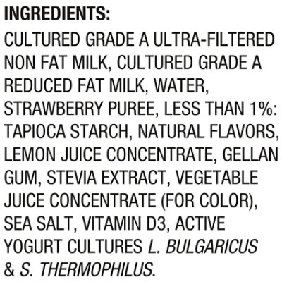 Too Good & Co. Strawberry Low Fat Lower Sugar Gluten Free Greek Yogurt - 32 Oz - Image 4