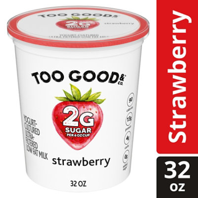  Two Good Strawberry Greek Yogurt Tub - 32 OZ 