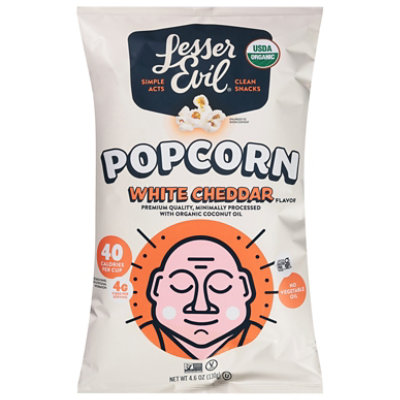 Lesser Evil Popcorn No Cheese Cheesiness - 5 OZ - Image 3