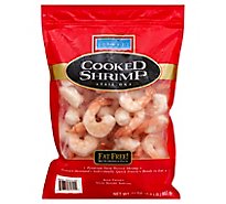 Seamazz Frozen Cooked Shrimp Peeled & Deveined Tail On 16/20 Ct- 2 LB