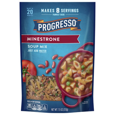 Progresso Minestrone Soup Mix - 7.5 OZ - Tom Thumb