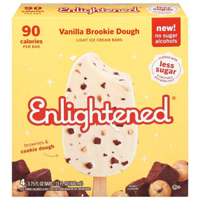 Enlightened Ice Cream  Bar Van Dbl Dough - 15 FZ - Image 3