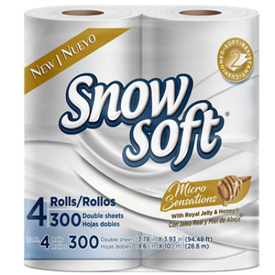 Snow Soft Bath Tissue - 4 RL
