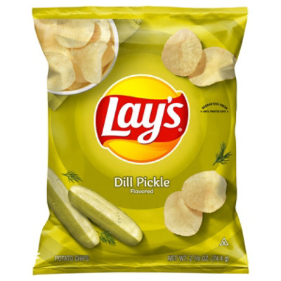Lays Potato Chips Dill Pickle - 2.625 OZ - Image 1