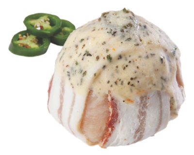 Chicken Breast Bacon Wrapped 3 Cheese Jalapeno - EA