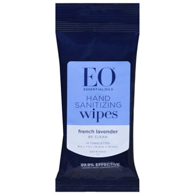 Eo Hand Wipes Sanz Lav - 10 CT - Image 1