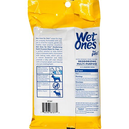 Wet Ones For Pets Dog Wipes Deodorizing - 30 CT - Image 5