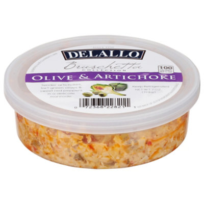 Delallo Olive Artichoke Bruschett - 7 OZ