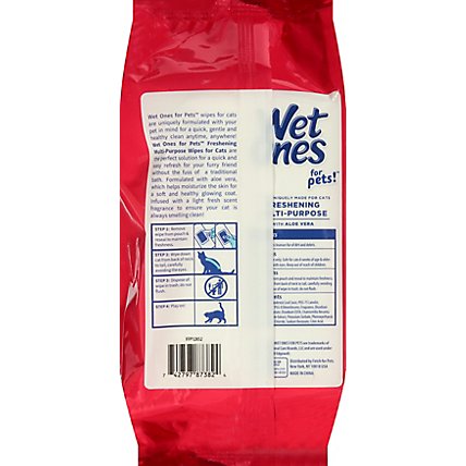Wet Ones For Pets Cat Wipes Mltprps - 100 CT - Image 4