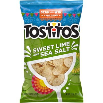 Tostitos Tortilla Chips Sea Salt & Lime - 11 OZ - Image 2