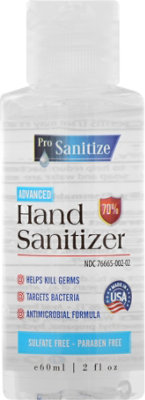 Pro Sanitize Hand Sanitzer - 2 OZ - Image 2