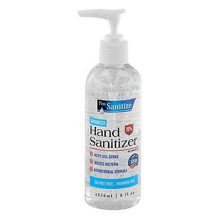 Pro Sanitize Hand Sanitizer - 8 OZ - Image 1