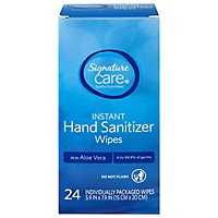 Signature Care Hand Sanitizing Wipe Packets - 24 CT - Image 3