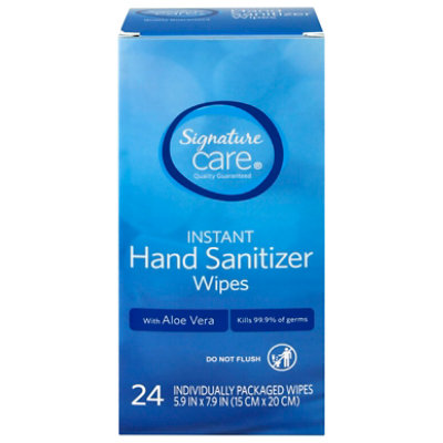 Signature Select/Care Hand Sanitizing Wipe Packets - 24 Count - Image 3