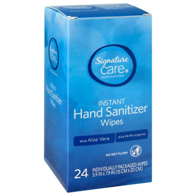 Signature Select/Care Hand Sanitizing Wipe Packets - 24 Count - Image 1