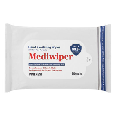 Mediwiper Hand Sanitizer Wipes - 10 CT